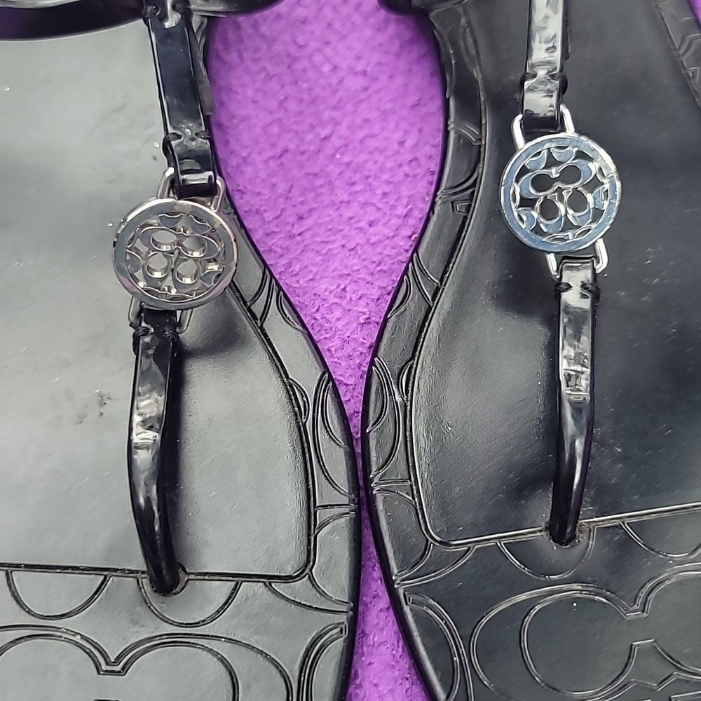 Coach pansy flat sandals - Picture 8 of 9